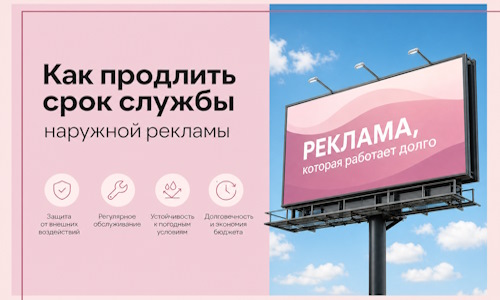 Как продлить срок службы наружной рекламы в  Южном-Сахалинске